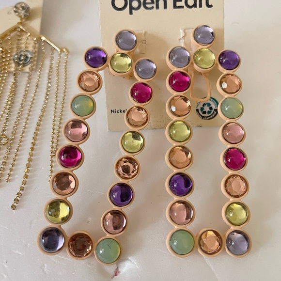 Open Edit Nordstrom Gold Earrings - Bundle of 2 - Picture 2 of 6